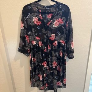 Torrid Sheer High Low Tunic